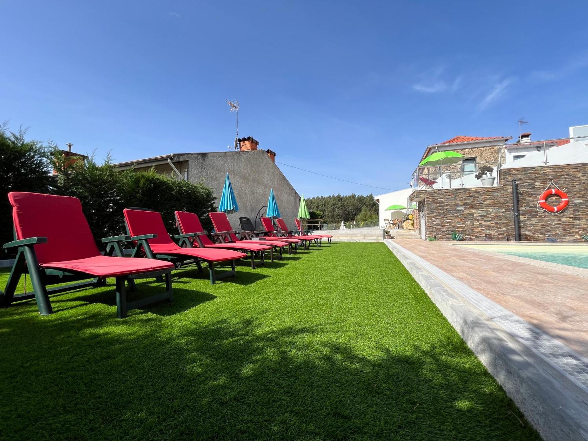 Fonte Retreat Home - Jacuzzi And Heated Swimming Pool Sandim Exterior foto